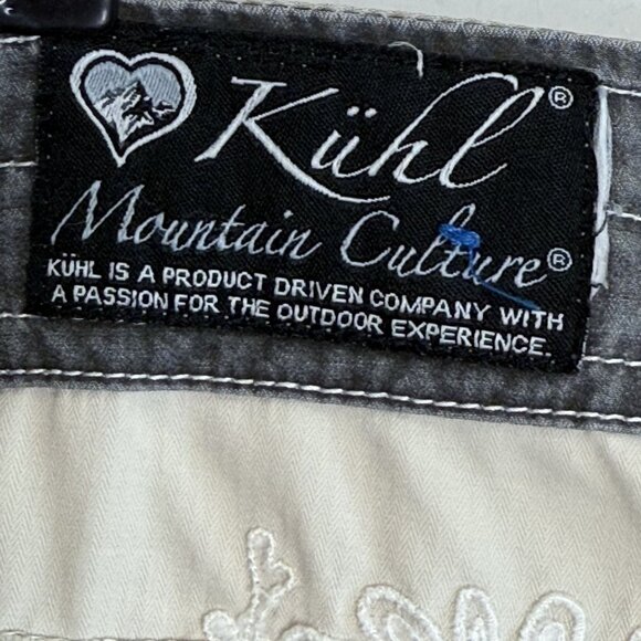 Kuhl Womens Hiking Capri Pants W/ Embroidered Flowers, 6 - Picture 8 of 11